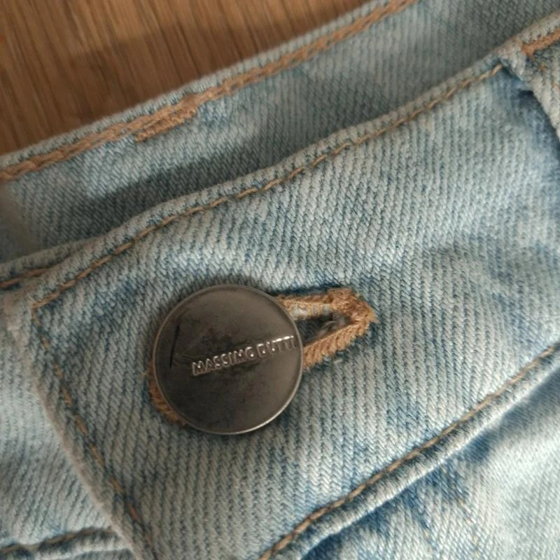 Massimo Dutti Jeans de pernas largas azul céu – photo 4
